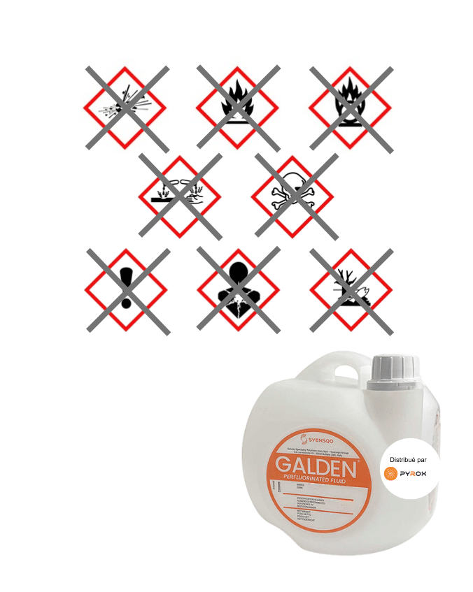 Galden phase vapeur brasage CMS - Distribué par Pyrox Division Electronique