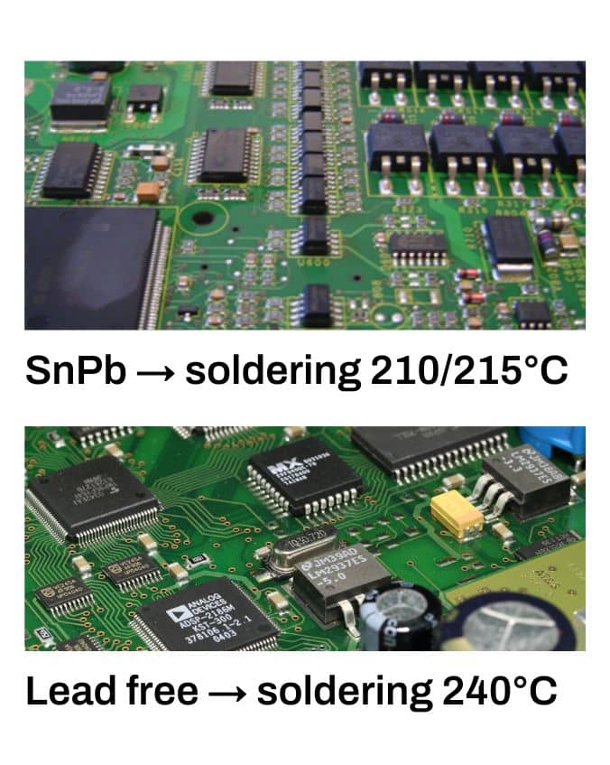 SnPb et Leadfree vapor phase